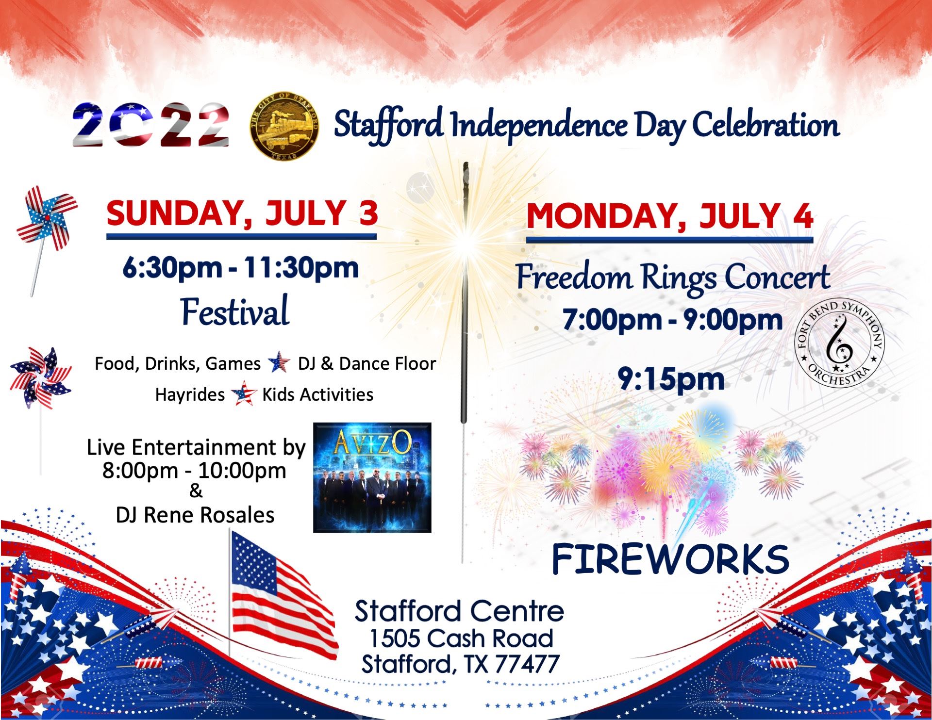 July 3-4 Celebration flyer